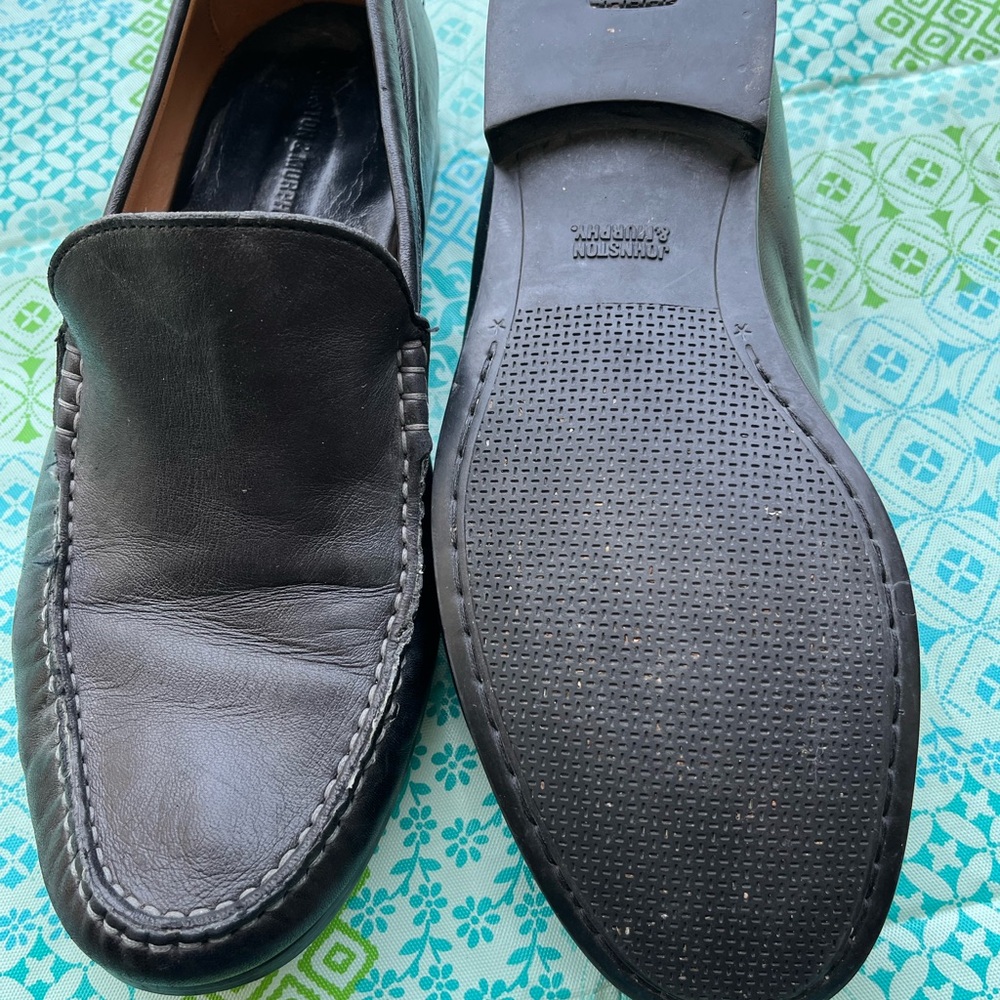 Johnston & Murphy Espresso Leather Slip-Ons - Picture 4 of 5